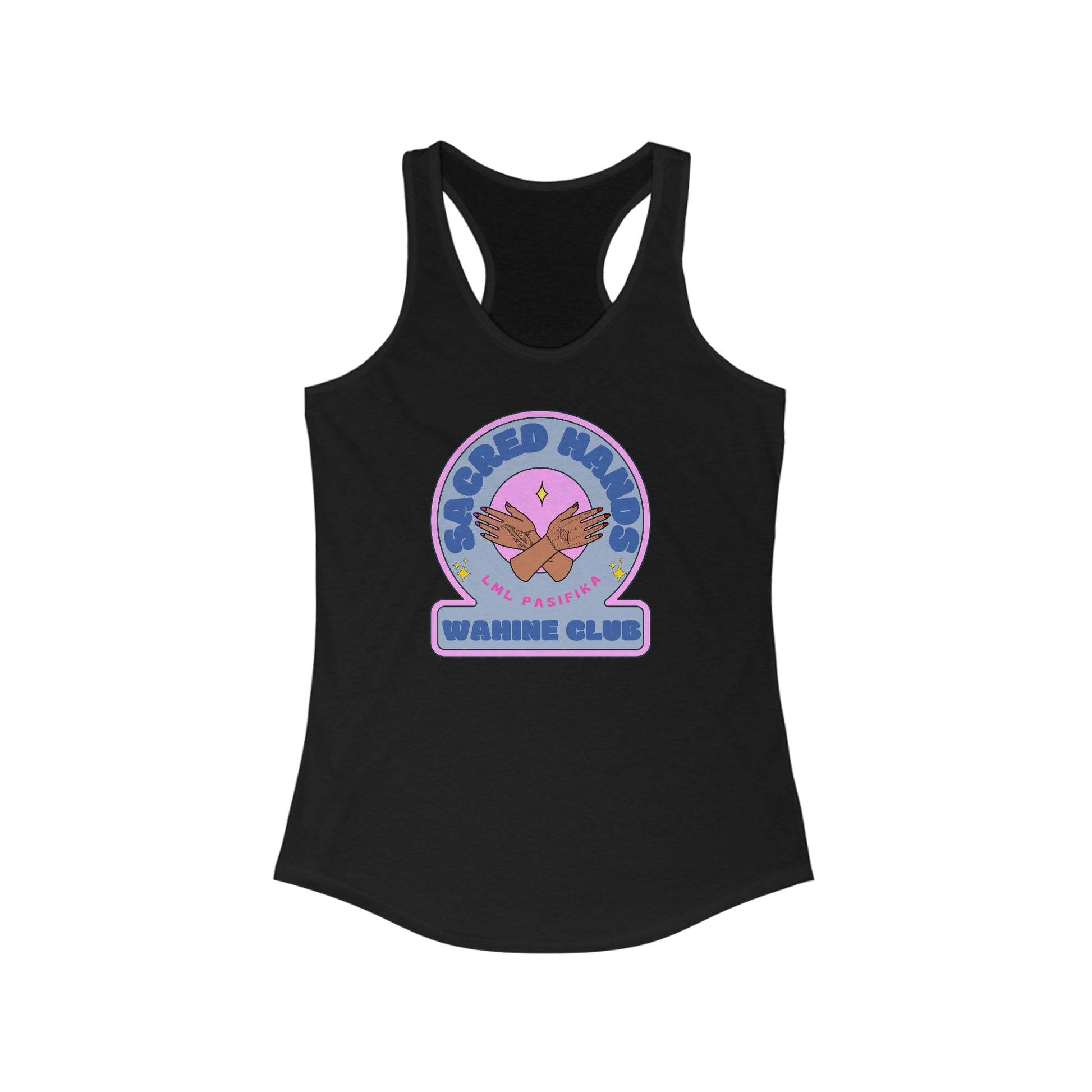 Sacred Hands Wahine Club Racerback Tank-Heliaki