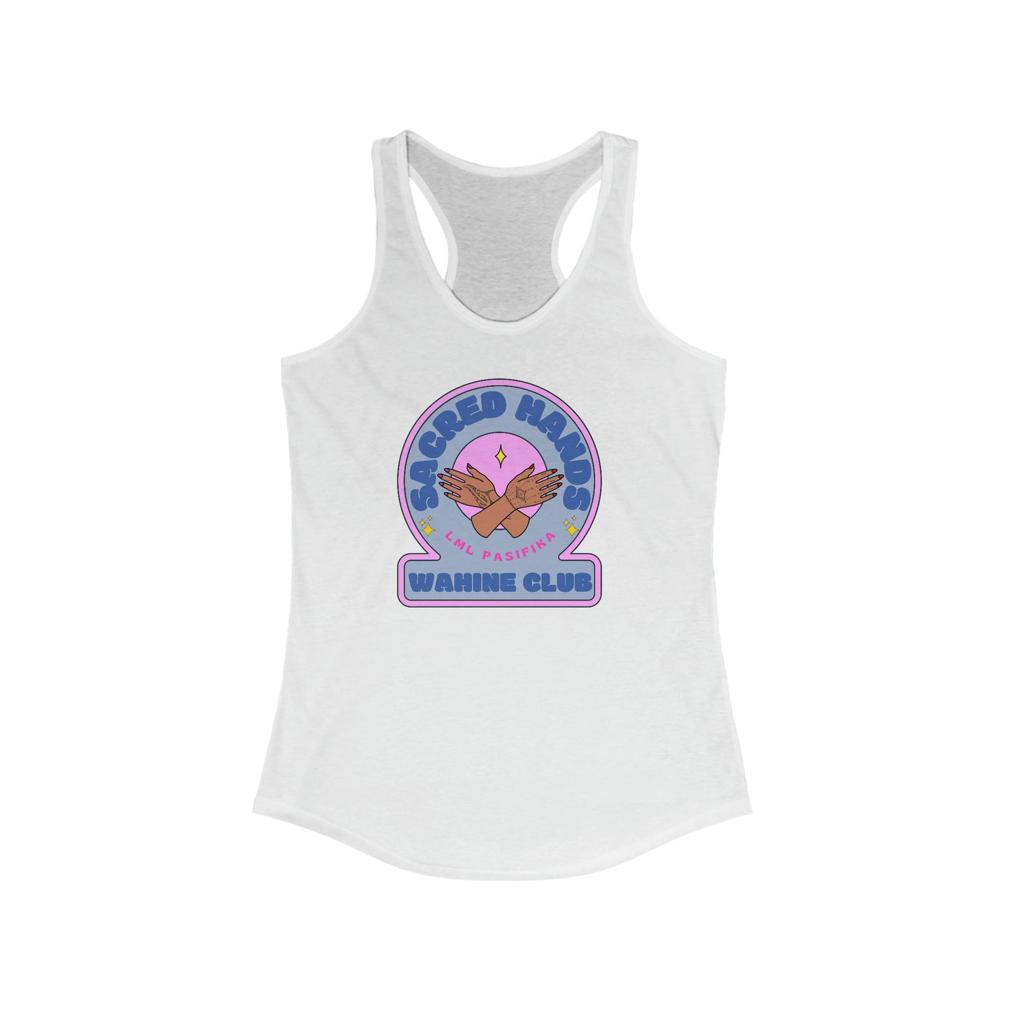 Sacred Hands Wahine Club Racerback Tank-Heliaki