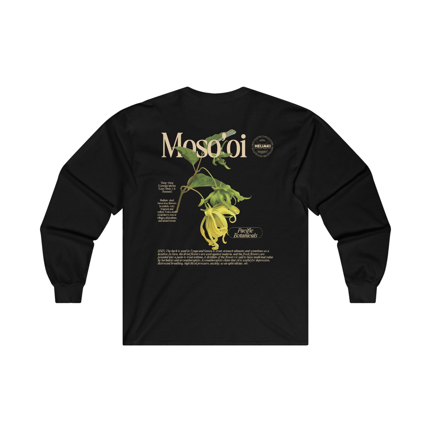 (Made In Australia) Pacific Botanicals: Moso'oi (YlangYlang) Long Sleeve