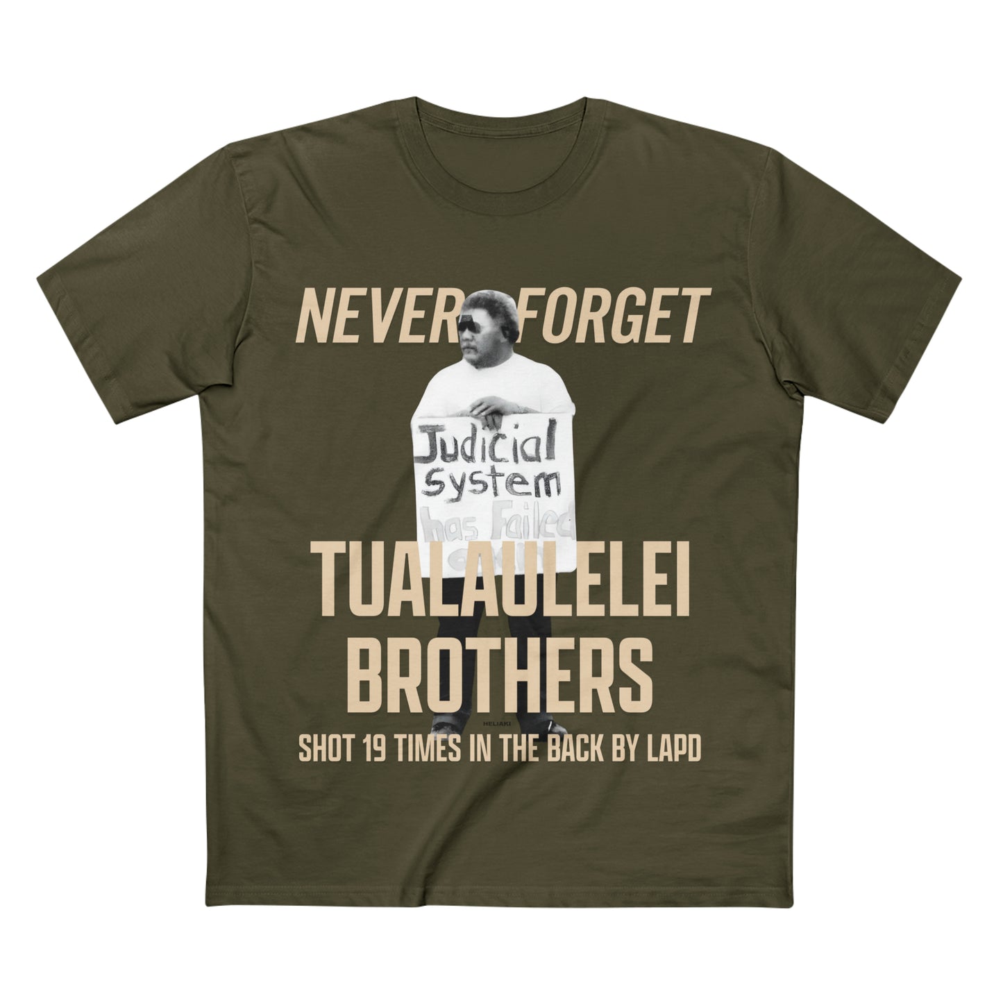 (Made in Australia) Say Their Names: The Tualaulelei Brothers A Call To Justice Tee