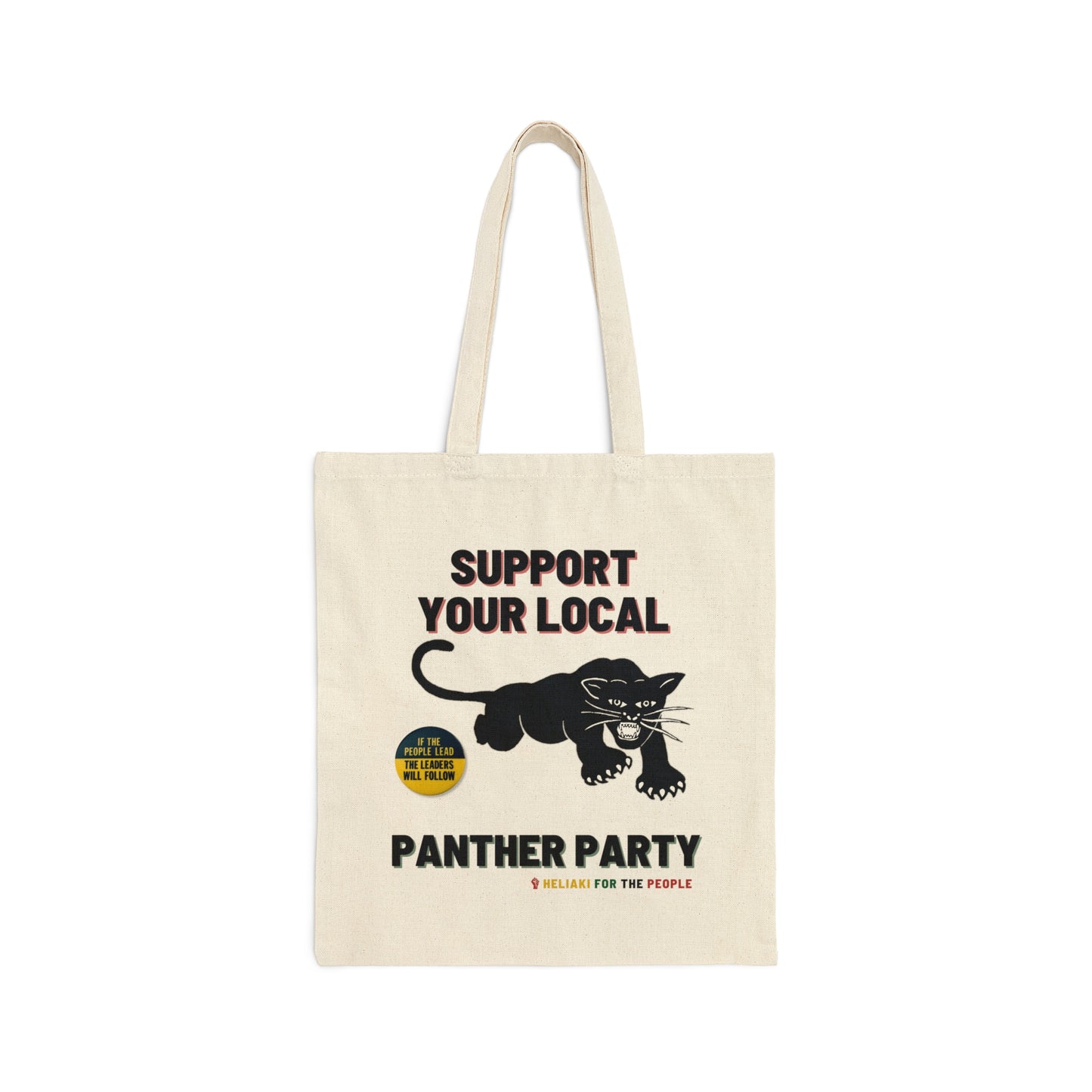 Support Your Local Panther Party Canvas Tote