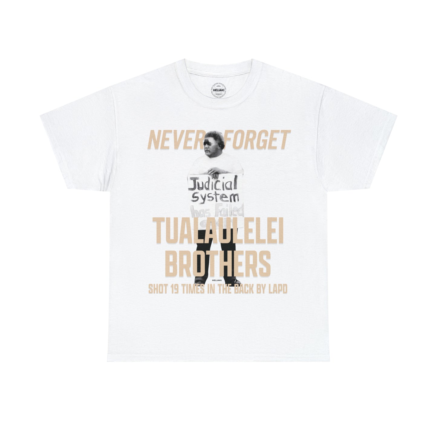 Say Their Names: Tualaulelei Brothers A Call To Justice Tee