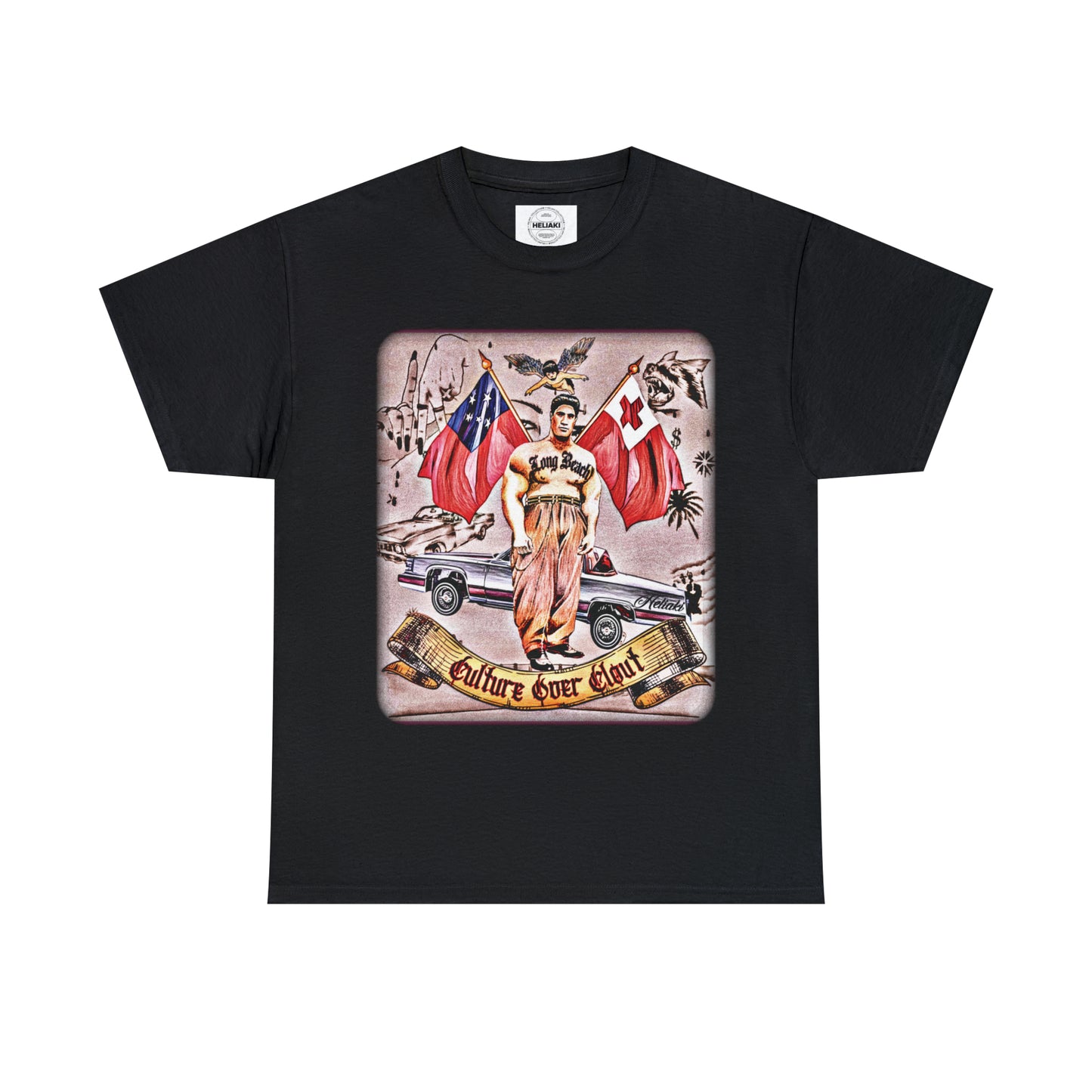 Culture Over Clout: Tonga Samoa Vato Lowrider Tee