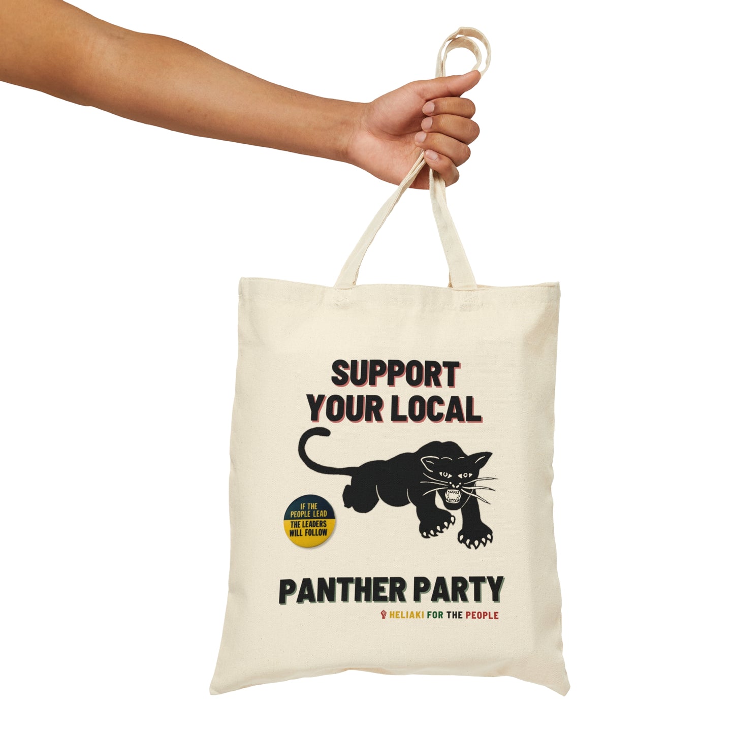 Support Your Local Panther Party Canvas Tote