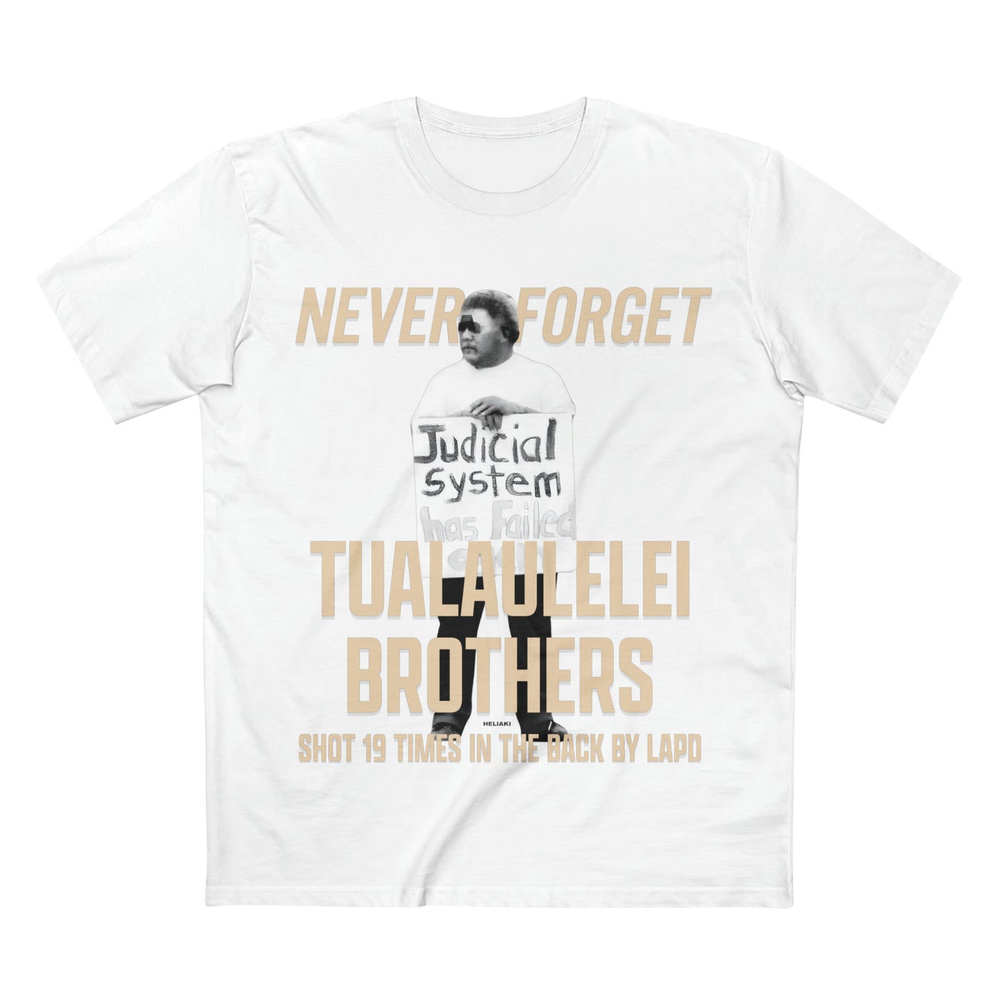 (Made in Australia) Say Their Names: The Tualaulelei Brothers A Call To Justice Tee