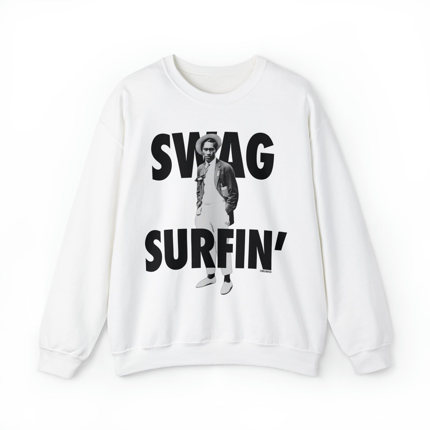 "Nesian Swag Surfin" Uncle Duke Kahanamoku Crewneck