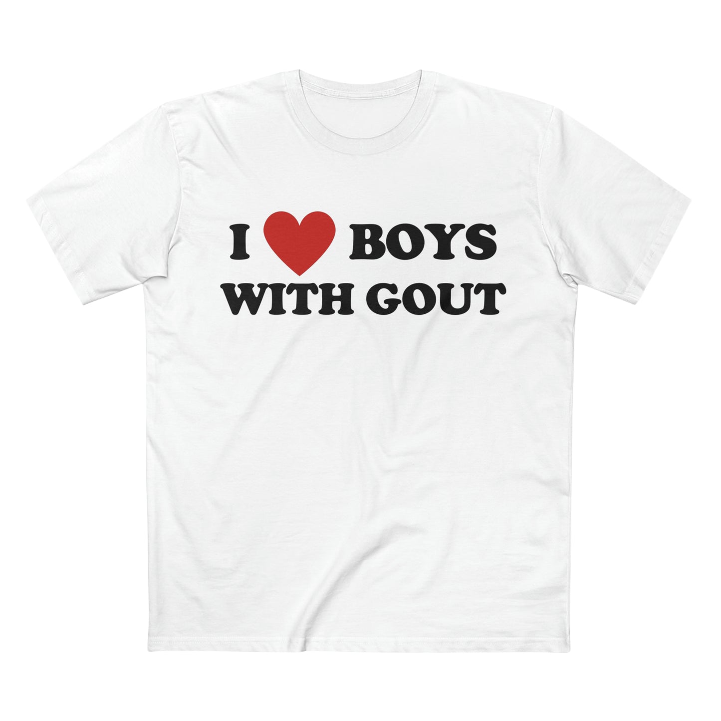 (Made In Australia) I Heart Boys With Gout Tee