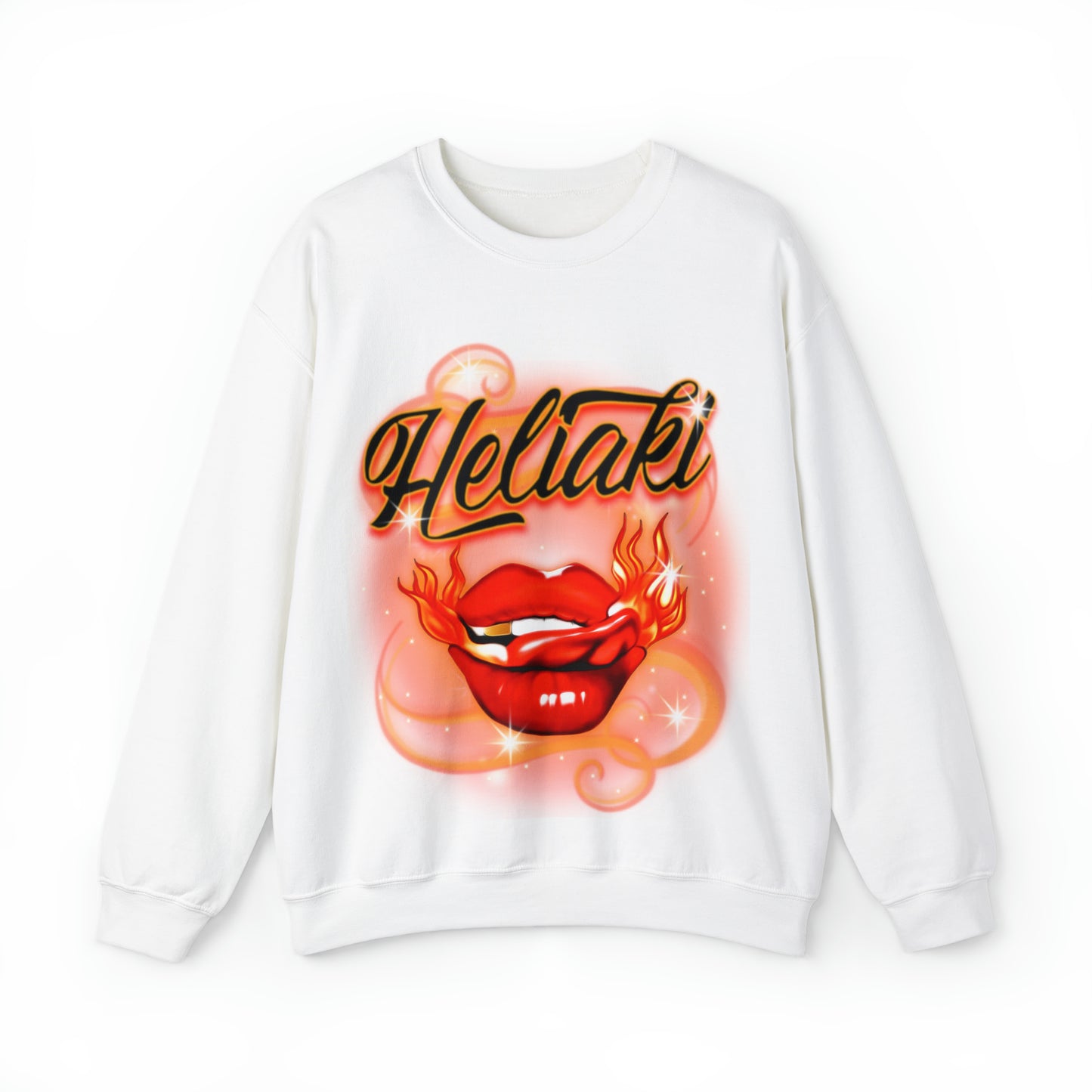 (Made In Australia) Heliaki Nifo Koula Airbrushed Crewneck