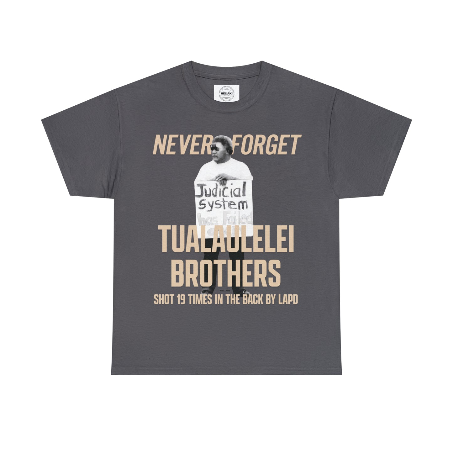 Say Their Names: Tualaulelei Brothers A Call To Justice Tee