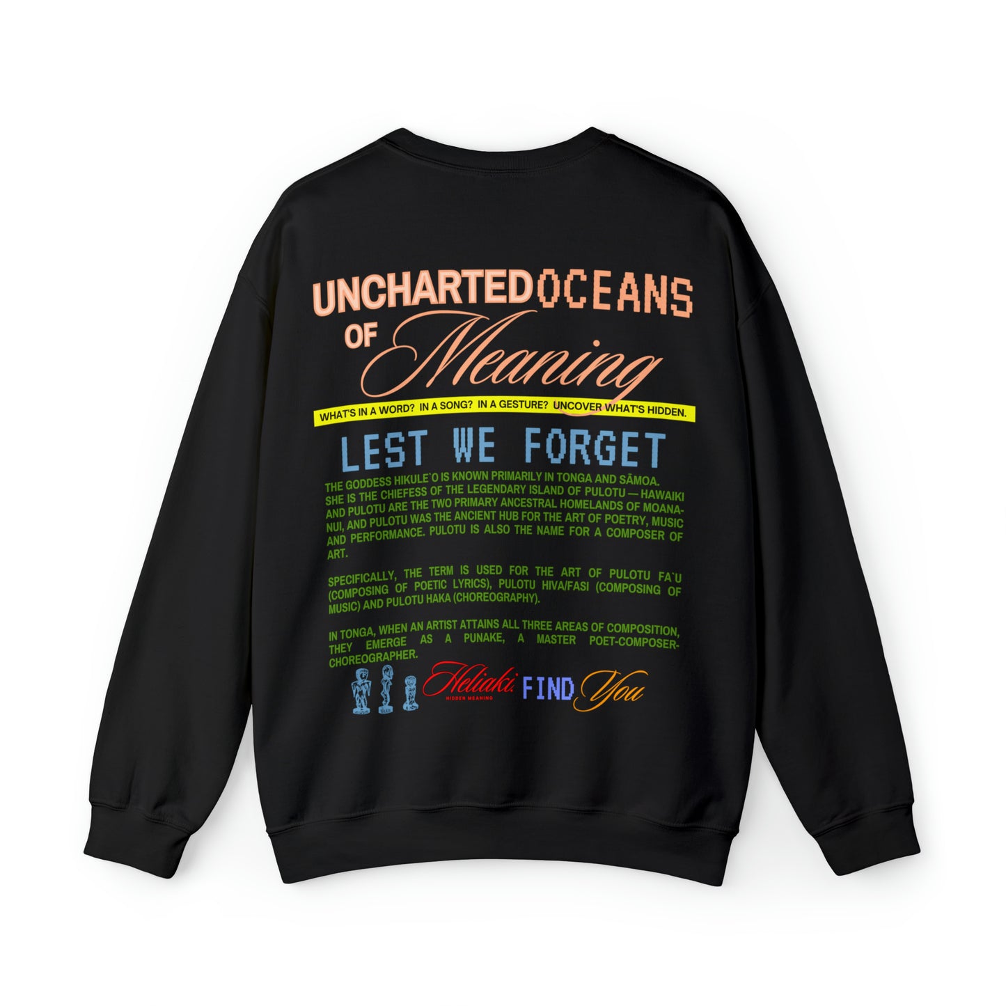 (Made In Australia) Oceans of Meaning: Hikuleʻo Goddess Crewneck