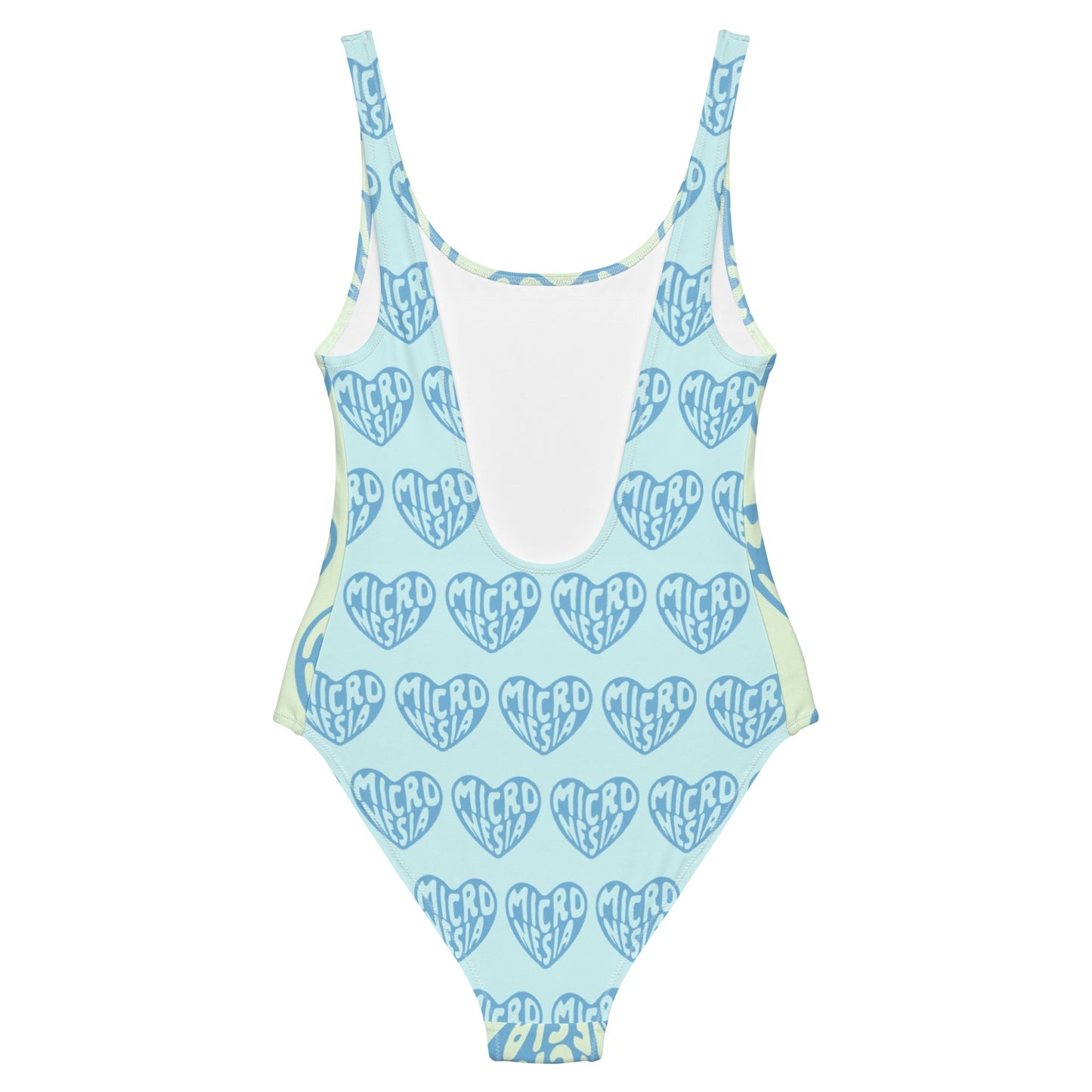 Micronesia Two-Tone Pastel One Piece Swimsuit-Heliaki