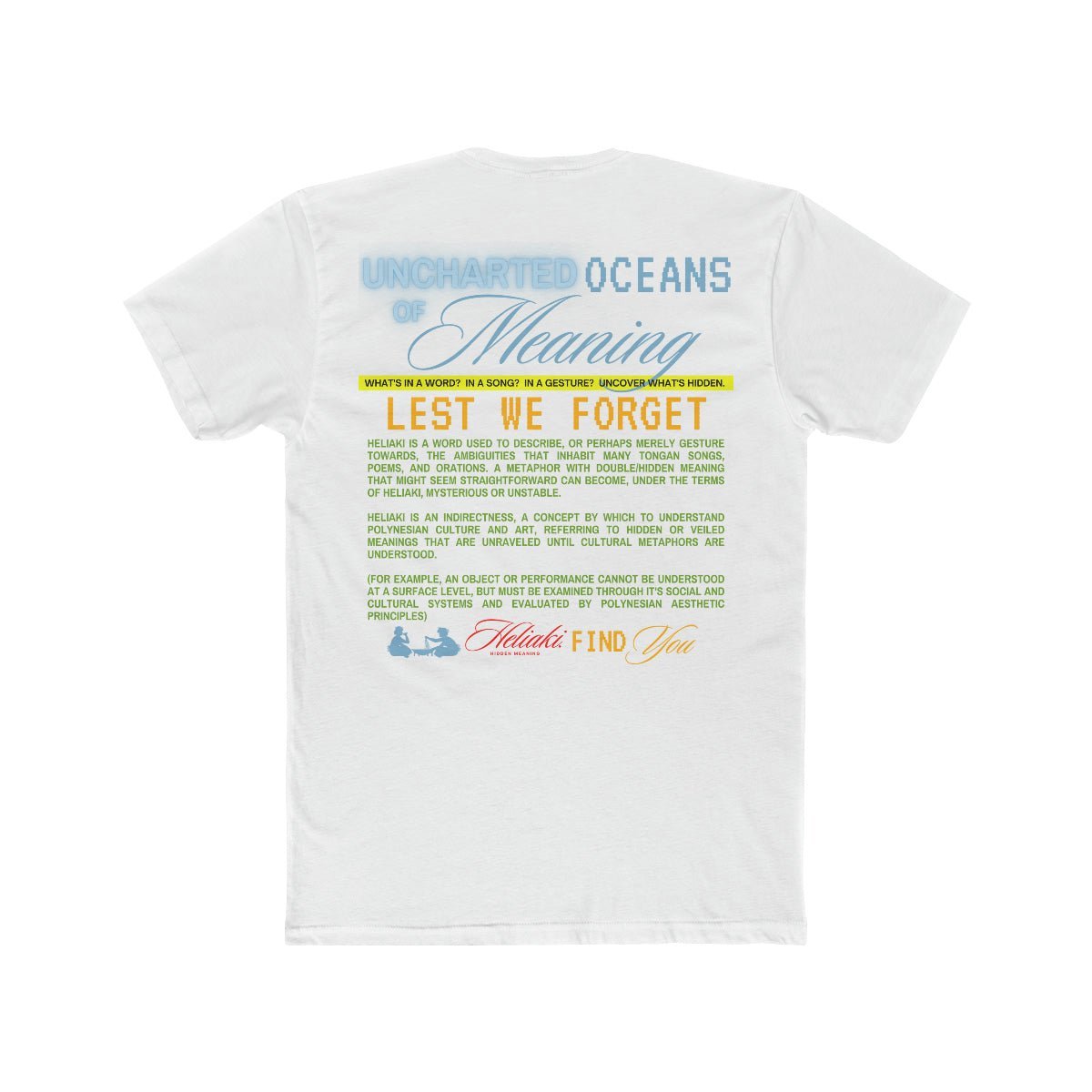 Oceans of Meaning: Heliaki Signature Tee-Heliaki