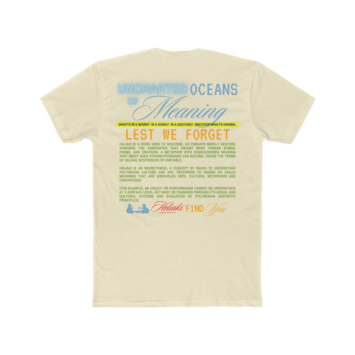 Oceans of Meaning: Heliaki Signature Tee-Heliaki